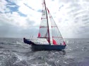 Jen Morgan Glass sailing in