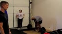 Ursula coaches CrossFit Central Affiliate Team Member J. Weems