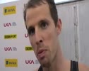 Rhys Williams after the 400m Hurdles at the 2010 Diamond League London