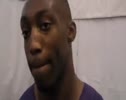 Tremanye Gilling after the 100m at the 2010 Diamond League London