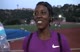 Alysia Johnson after 52.09 400 at 2010 Nuoro Meeting