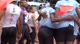 In the paddock before the boys 4x400