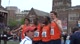 Virginia on the awards stand after 4x800 victory at 2010 Penn Relays