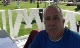 Mike Jay the announcer at 2009 Roy Griak