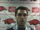 Arkansas' Dorian Ulrey before hosting the 2010 NCAA Championships