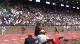 Start of Boys HS 4x1 and crowd
