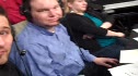Behind the broadcasters