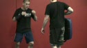 Dave Jansen kicking the bag