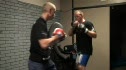 Hitting mitts prefight