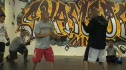 Inside leg kick footwork