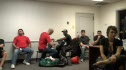 Locker room prefight