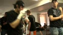 Pre fight locker room