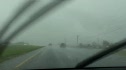 Rainy drive to Houston