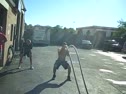 Wrestling Conditioning with Battling Ropes