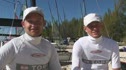 Allan Norregaard First Off the Beach on Day 1