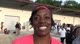 Alysia Johnson after 4x4 at 2010 Mt SAC Relays