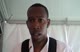 Freshman Reggie Wyatt USC after winning his 400H prelim 2010 NCAA Outdoor Champs