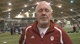 Indiana Coach Ron Helmer after Indiana's DMRs at the Alex Wilson  Invite