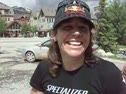 Rebecca Rucsh on the race